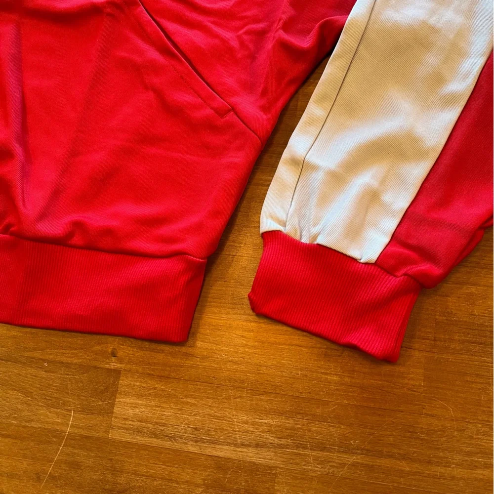 ADIDAS Women’s Red-White Tiro Track Suit - Picture 9 of 16